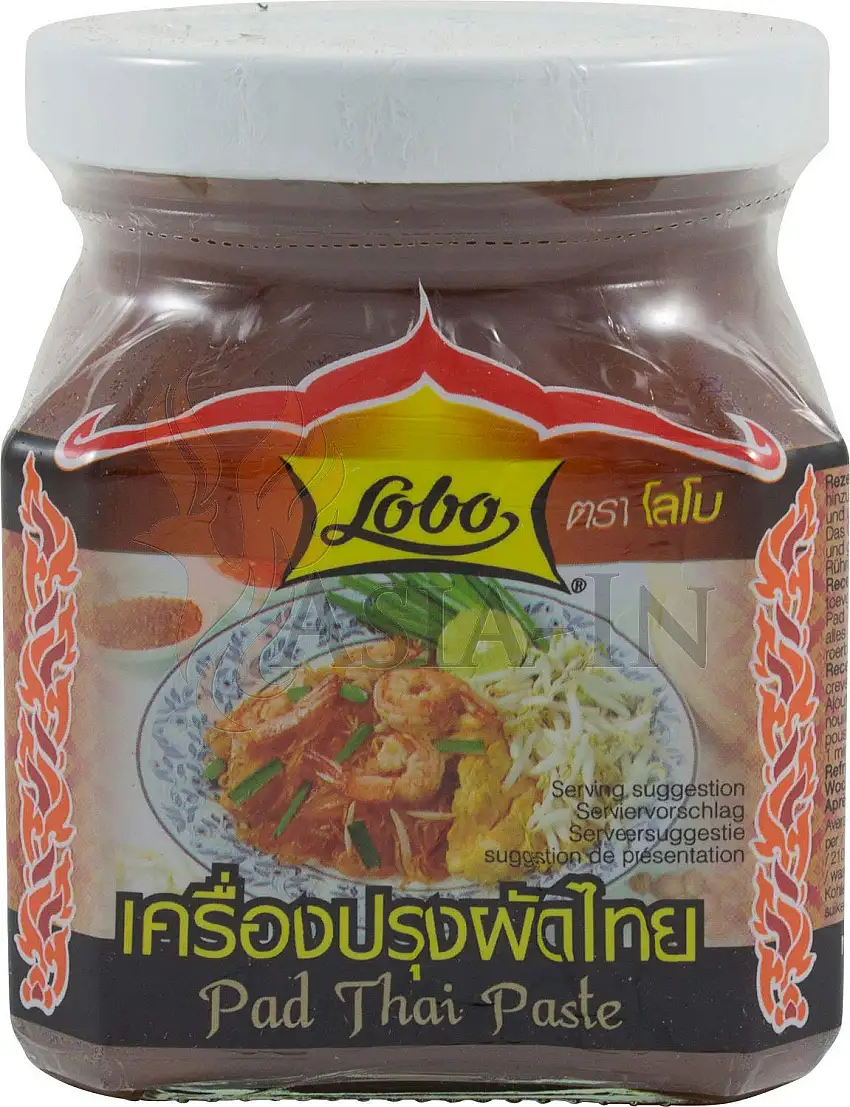 Lobo Pad Thai Paste 280g plus Original Asia-In Langkorn Duftreis aus Thailand (100g )