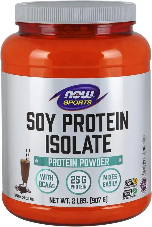 Now Foods Soy Protein Isolate, Natural Chocolate, 2-Pound