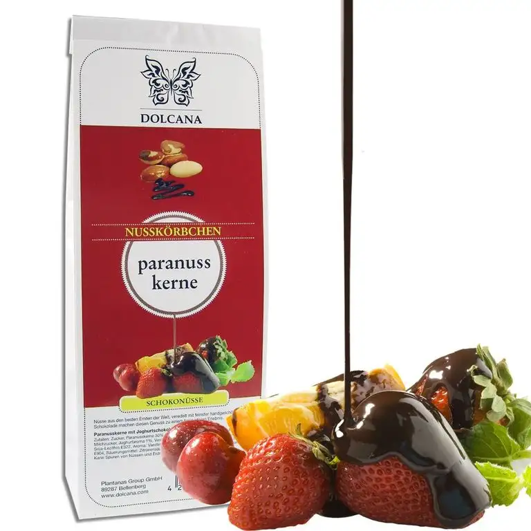 Dolcana Schokonüsse - Paranusskerne in weißer Schokolade, 1er Pack (1 x 150 g Packung)