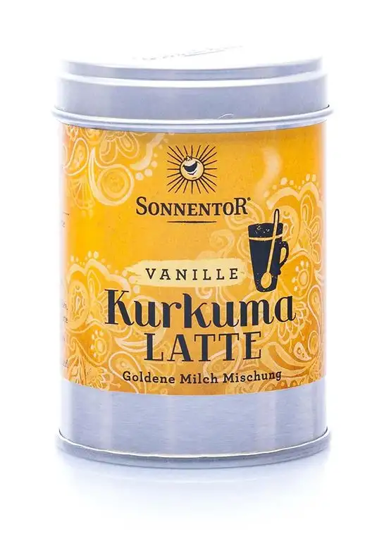Sonnentor Kurkuma-Latte Vanille bio, Dose, 1er Pack (1 x 60 g), 9004145098329