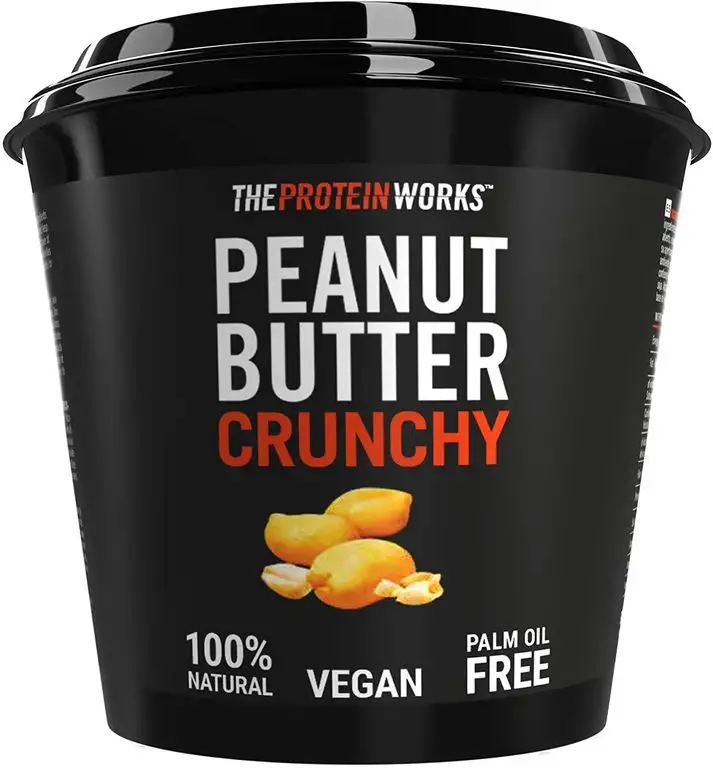 Erdnussbutter | 100% Natürlich Geröstete Erdnussbutter | Vegan | THE PROTEIN WORKS | Crunchy | 1kg
