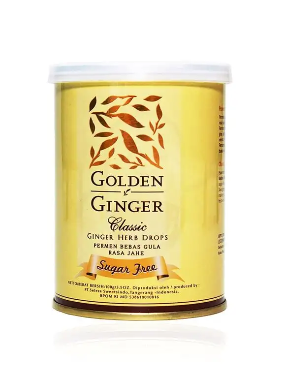 Sunny Ville Golden Ginger Kräutertropfen Classic (zuckerfrei), 100 Gramm