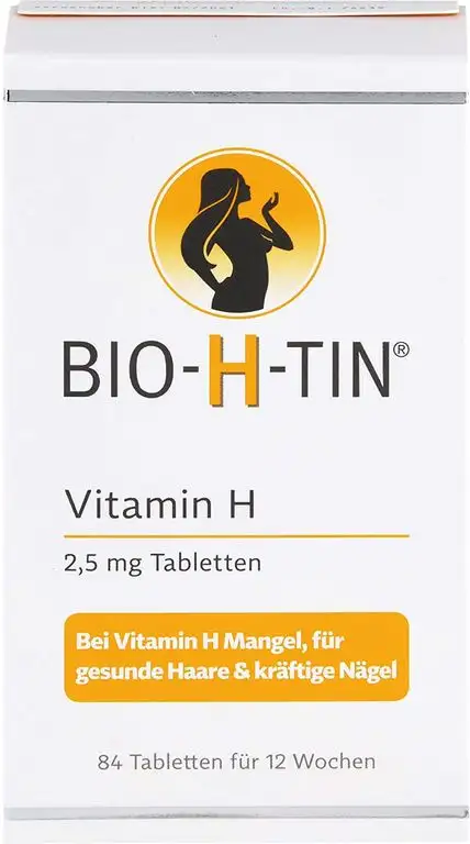 BIO-H-TIN Vitamin H 2,5 mg Tabletten, 84 St. Tabletten