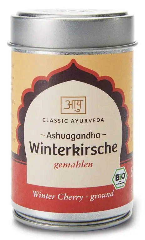 Classic Ayurveda Bio Ashvagandha Churna (Winterkirsche), 50 g
