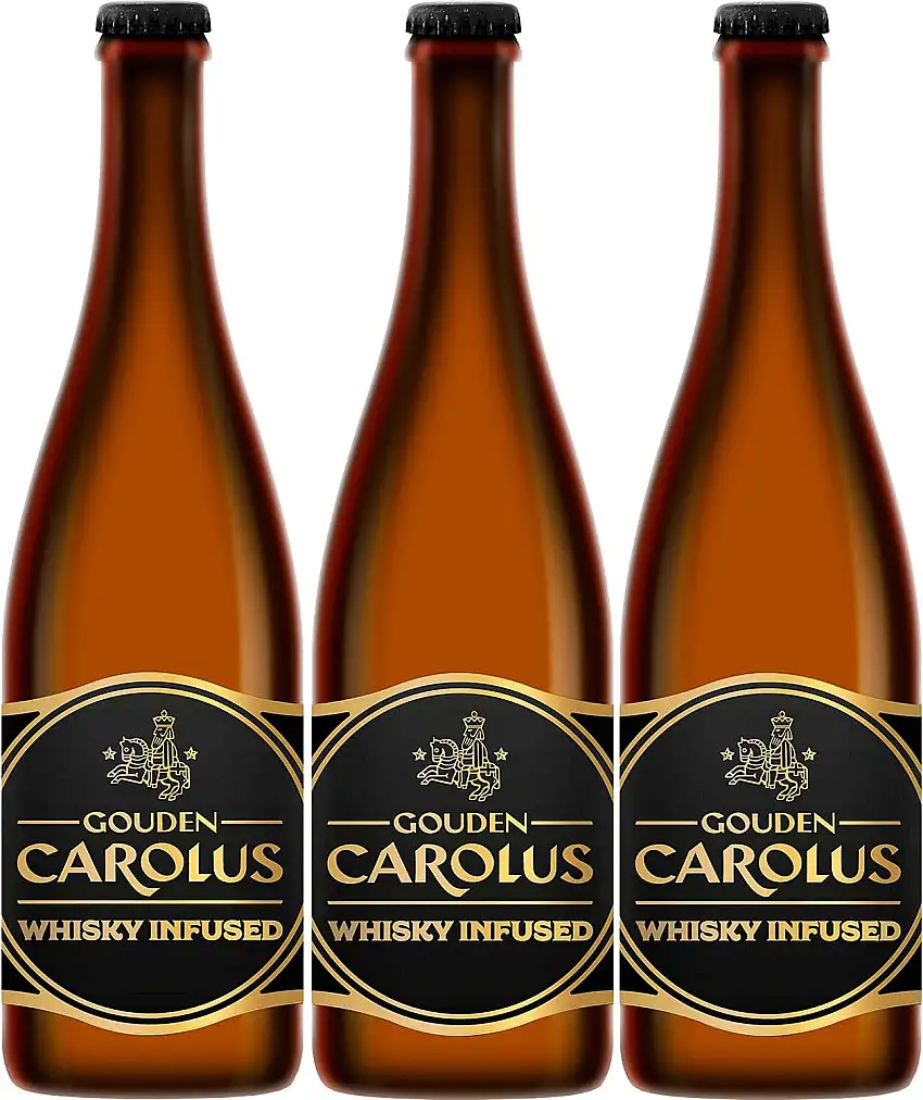 Gouden Carolus van de Keizer Whiskey Infused Bier Paket mit 3 Bieren