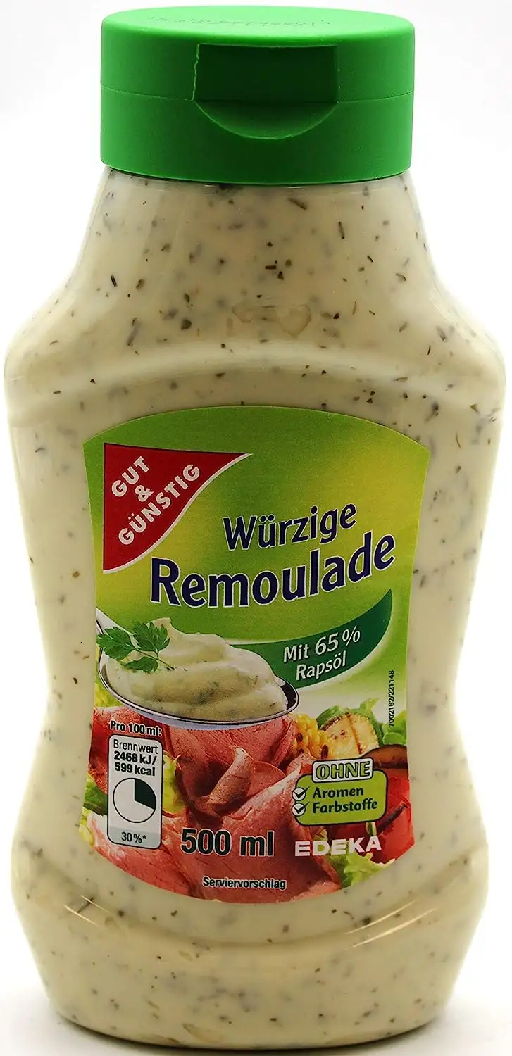 Gut & Günstig Würzige Remoulade, 12er Pack (12 x 500ml)