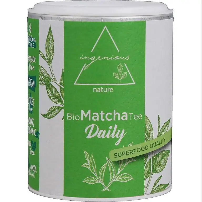 ingenious nature Bio Matcha Tee Pulver 30g - ZEN Qualität - Für Smoothies - reich an Koffein und Antioxidantien
