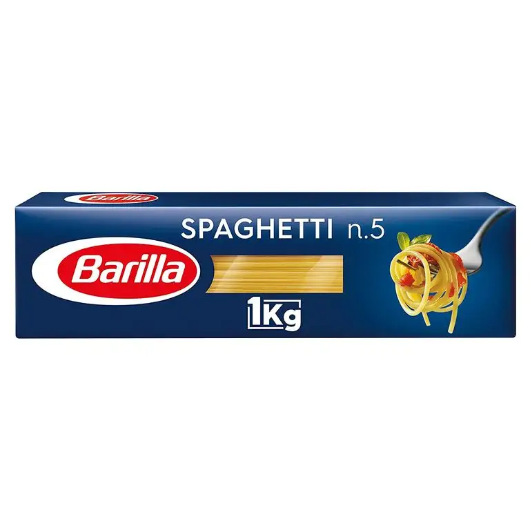 Barilla Hartweizen Pasta Spaghetti n. 5 – 1er Pack (1x1kg)