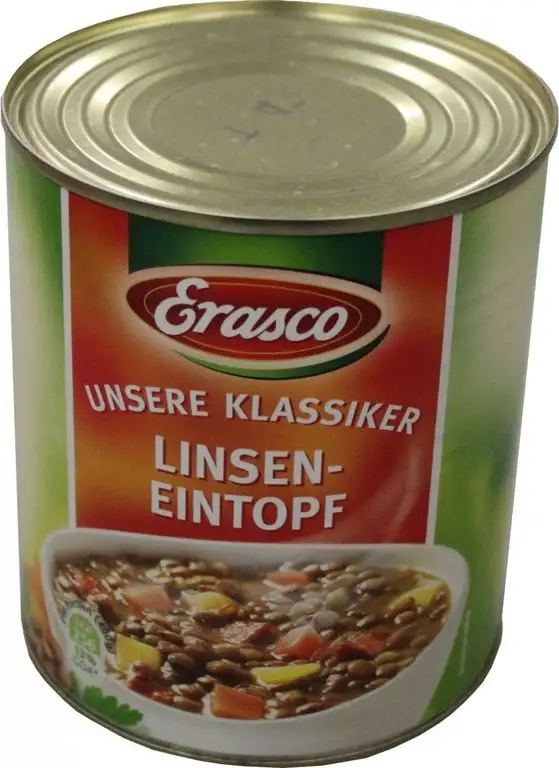Erasco Linsen-Eintopf mit Würstchen 800g