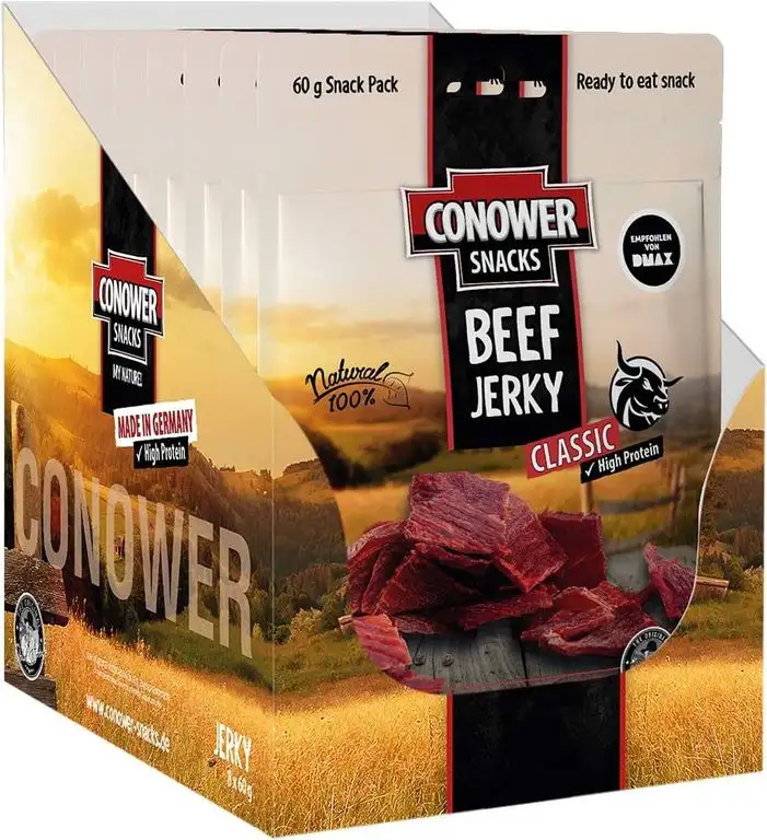Conower Beef Jerky Classic, 8x60g