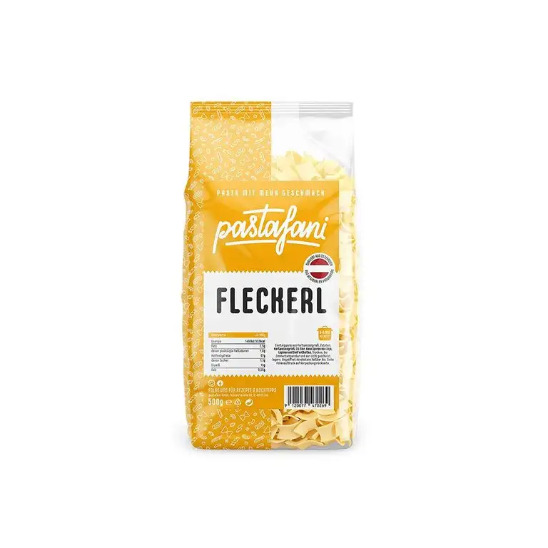 pastafani Fleckerl 500g - Regionale Nudeln aus natürlichen, qualitativ hochwertigen Zutaten ohne Aroma- oder Zusatzstoffe, vegetarisch