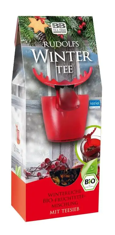 Biotee + Teesieb Rudolfs Wintertee