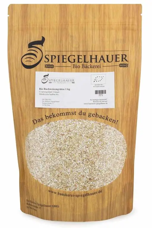 Bio Buchweizengrütze 1 kg Buchweizenschrot - glutenfrei aus Europa