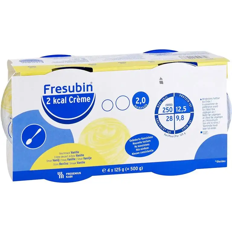 fresubin 2 kcal creme vanille im becher 4X125 g