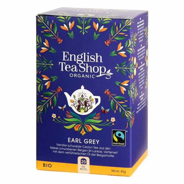 English Tea Shop - Earl Grey, BIO Fairtrade, 20 Teebeutel - (DE-Version)