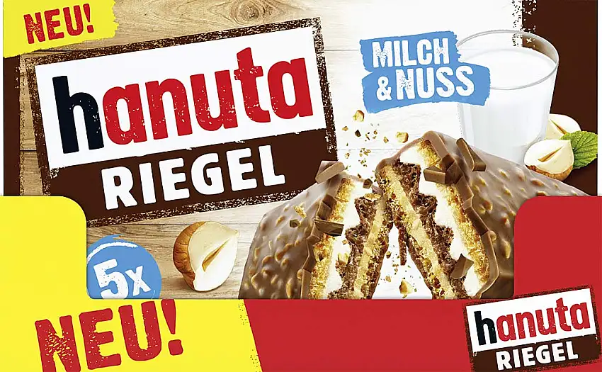 Hanuta Riegel 5er Multipack, 4er Pack (4 x 172,5g)