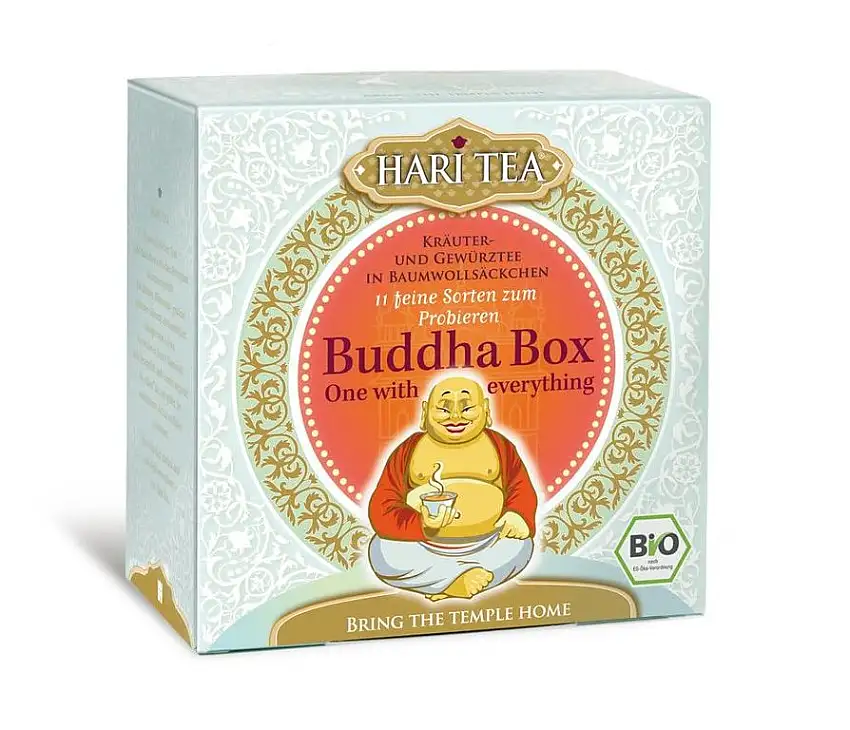 Hari Tea Buddha Box / One with everything (11 feine Sorten), 2er Pack (2 x 22 g) - Bio