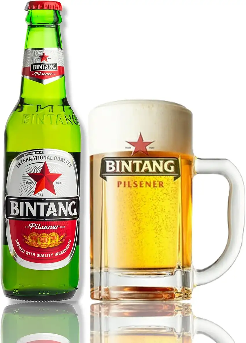 12 x 0,33l Bintang - Pilsner Bier aus Indonesien