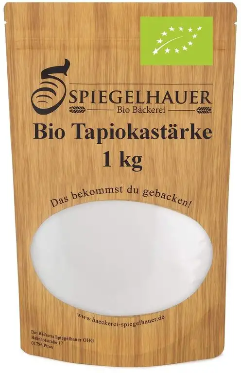 Bio Tapiokastärke 1 kg ideal Backen Kochen Andicken Abbinden Pudding