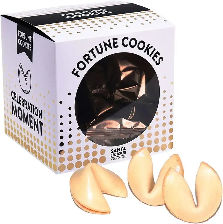 Becky´s Glückskekse - Fortune Cookies in edler Verpackung, einzeln verpackt - 60 g