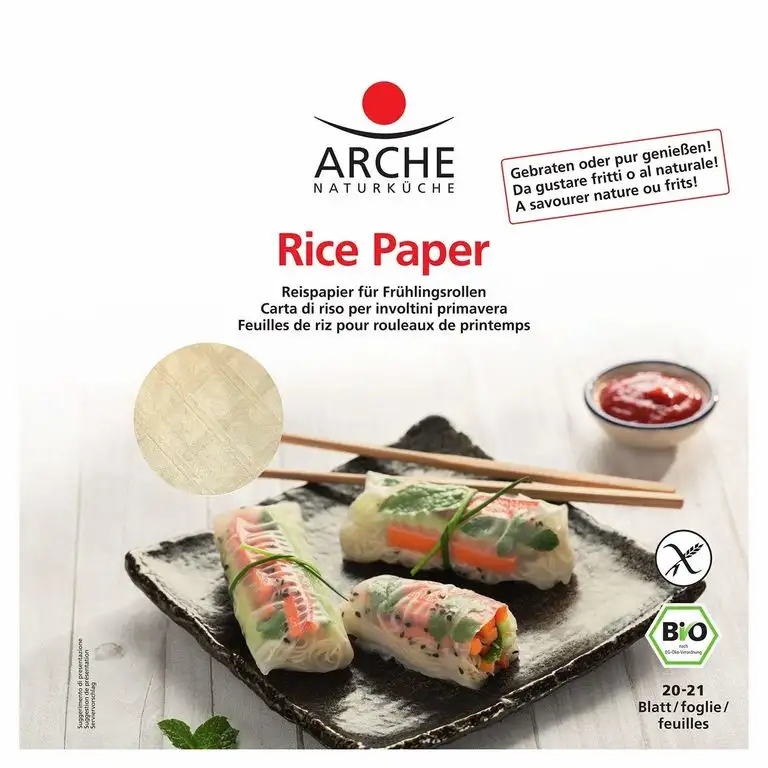 Arche Reispapier für Frühlingsrollen (150 g) - Bio