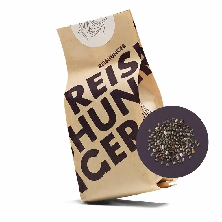 Reishunger Chia Samen, Bio, Paraguay (5 x 200 g) - erhältlich in 200 g bis 7,5 kg