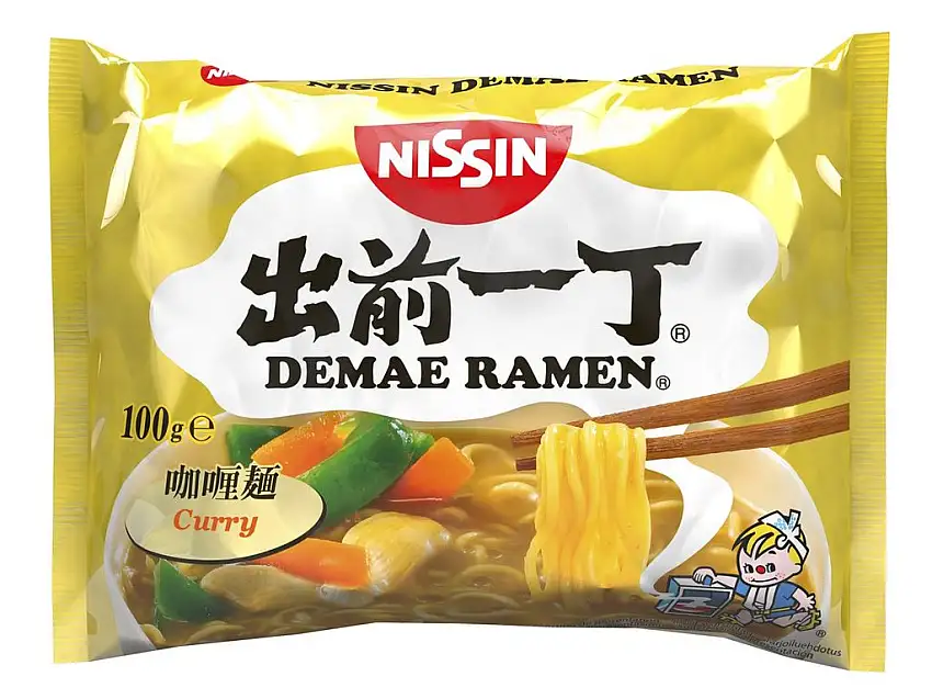 Nissin Ramen Japanische Nudelsuppe mit Curry 100g Japan