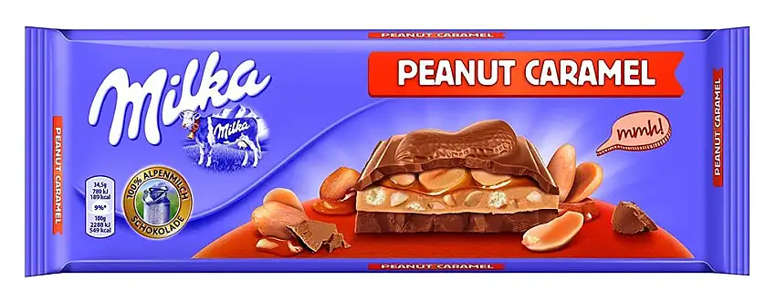Milka Peanut Caramel (3 x 276g Tafeln)