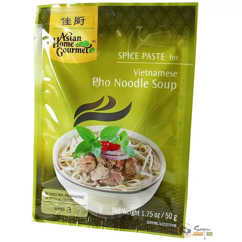 12x50g Asian Home Gourmet Würzpaste für Pho Suppen Brühe