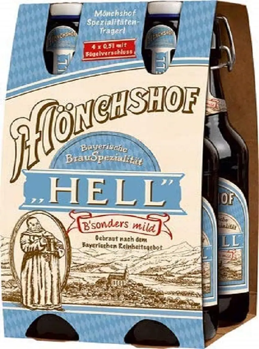 Mönchshof Hell MEHRWEG (4 x 0,5 l)