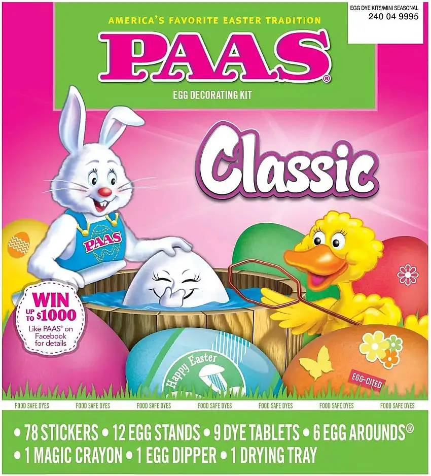 Ostern PAAS Classic Ei Dekorationsset