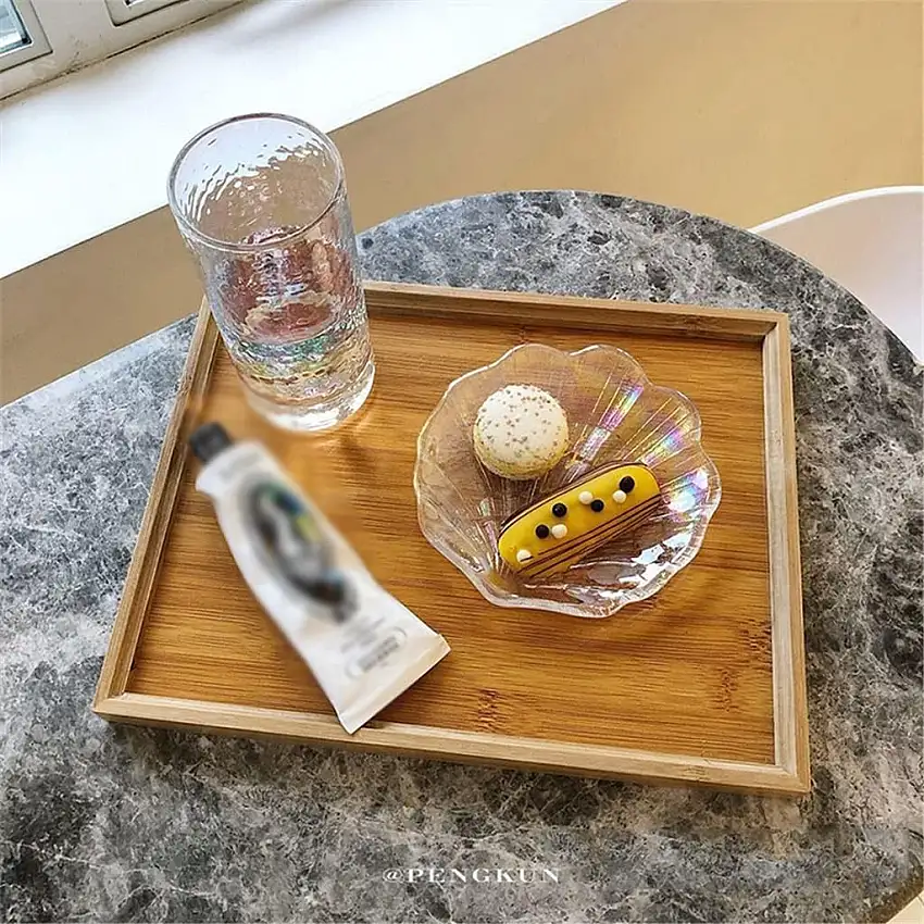 GJRFYJ Keramikschale Ablagen Weiß Kreative Dessert Frühstücksgeschirr Snack Obstteller Schmuck Organizer Container Desktop Decor (Color : A, Size : 12.6 * 12.8cm)