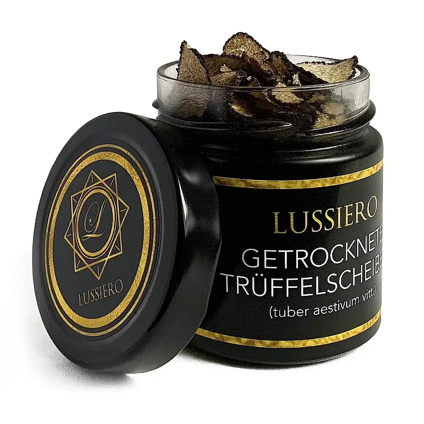 Lussiero getrocknete Sommertrüffel Tuber Aestivum vitt. Grade-A Edel Trüffel Scheiben 10g