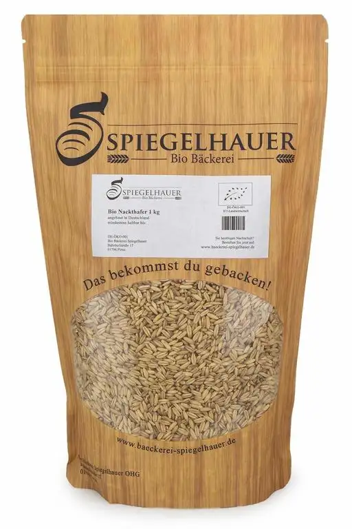 Bio Nackthafer ganz 1 kg