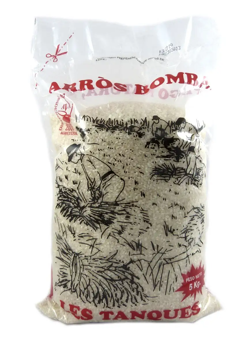 Bomba Reis aus Spanien - Premium Rundkornreis - für Paella, Risotto.... - Anbau im geschützten Naturpark Marjal Feuchtgebiet - von Pego Natura , Größe:5 Kg