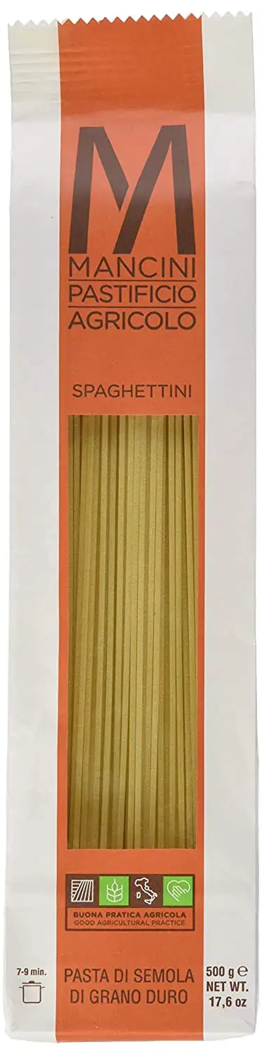 Pasta Mancini Spaghettini, Hartweizennudeln, 2er Pack (2 x 500 g)