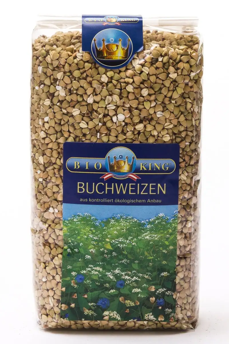 BioKing 4x 500g Bio BUCHWEIZEN, ganz (EUR 4,95/ Pkg.)
