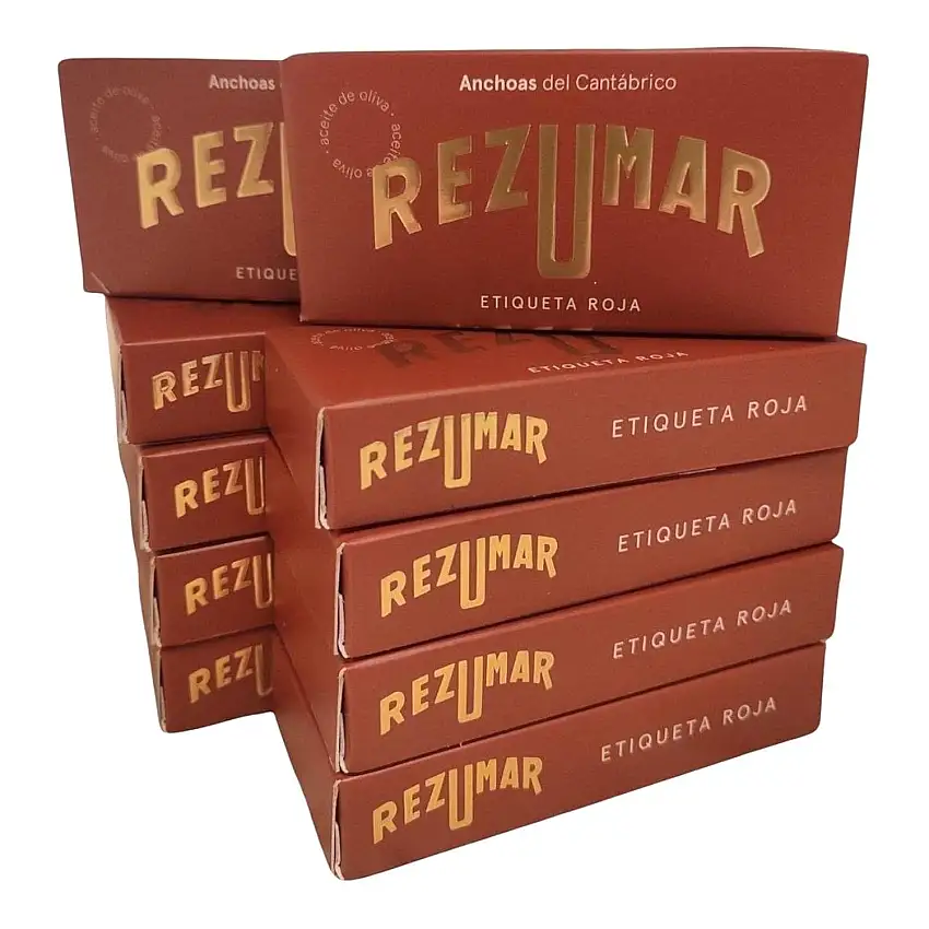 10 Packungen Rezumar Filets aus dem Kantabrischen Meer 50g