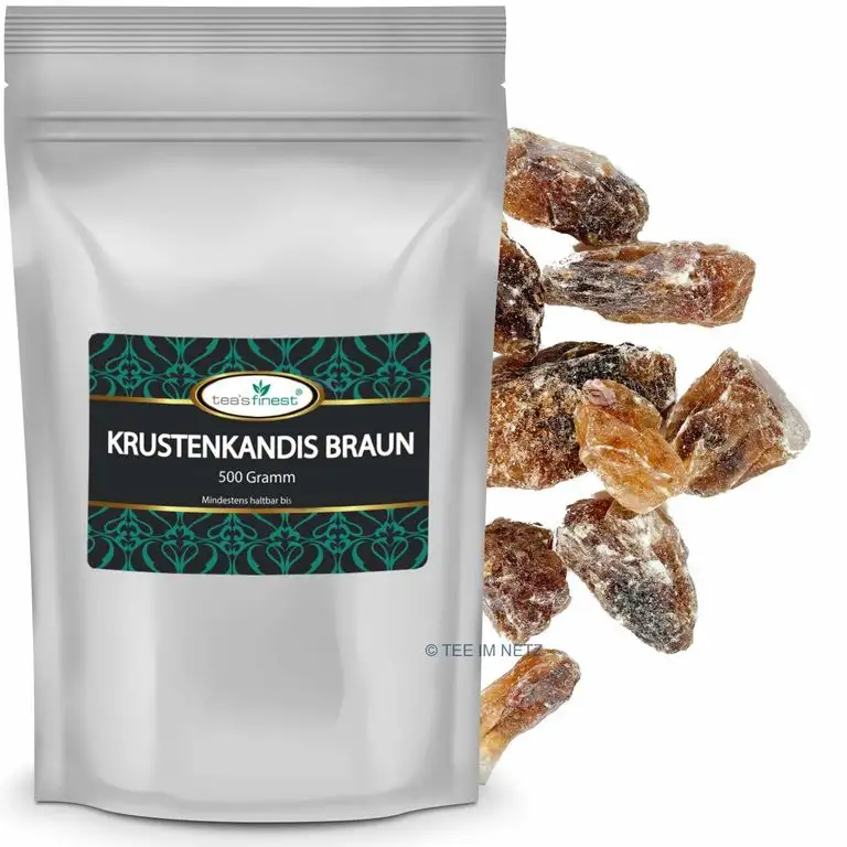 Krustenkandis braun / Nachfüllbeutel (500 Gramm)