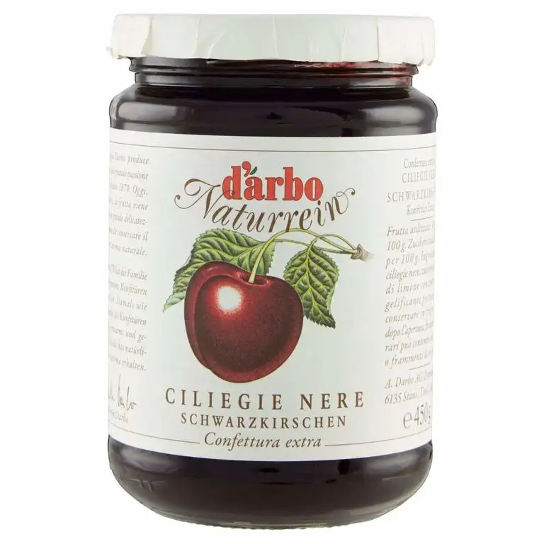 Darbo Naturrein Konfitüre - Schwarzkirsch - 450 g