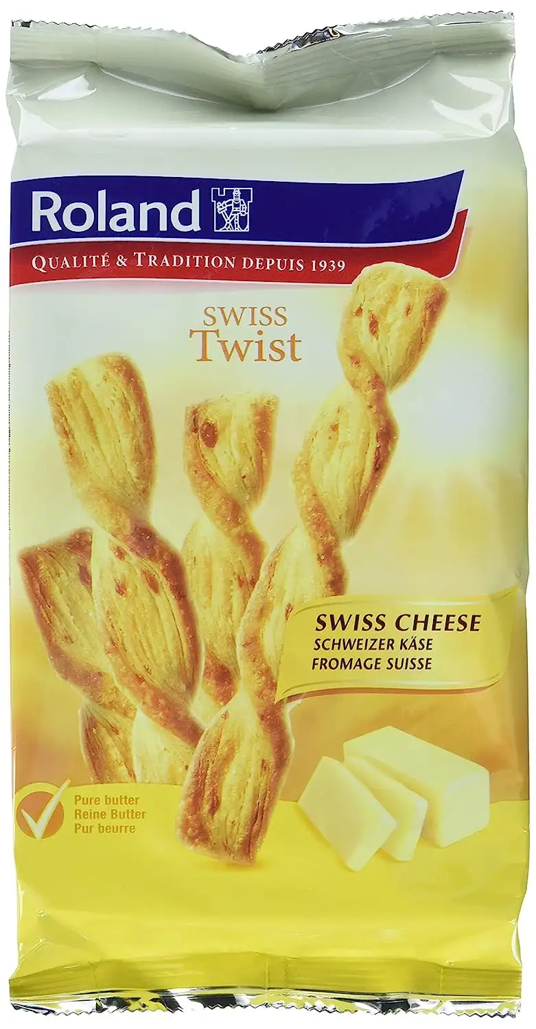 Roland Swiss Twist Schweizer Käse 100 g, 12er Pack (12 x 100 g)