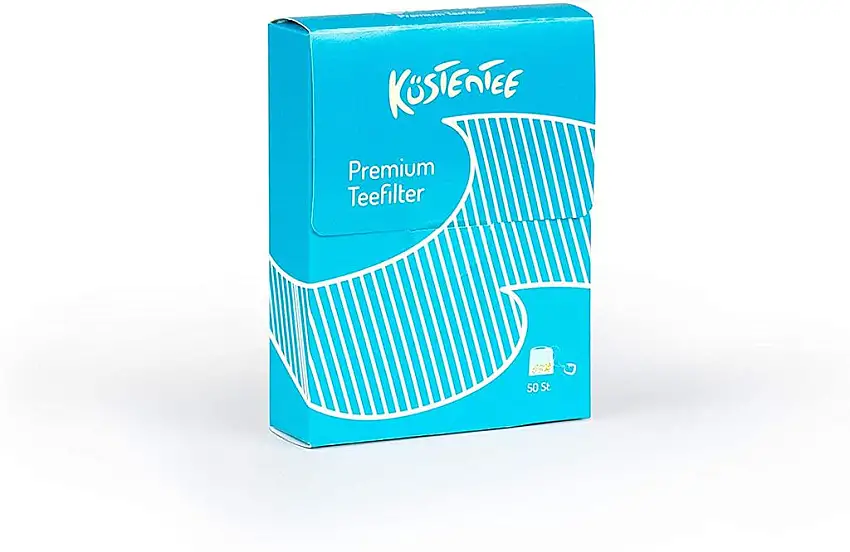 Küstentee Teefilter feine Teebeutel weiß Filter aus Papier 50 Stück Für Tee, Früchte