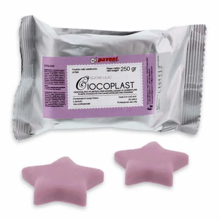 Pavoni Italia Fondant aus Schokolade 250g, flieder