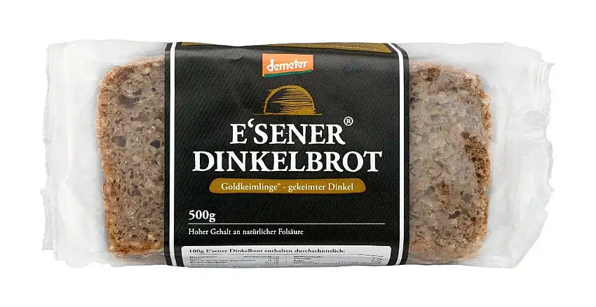E'sener Dinkelbrot aus Goldkeimlinge (0.5 Kg)