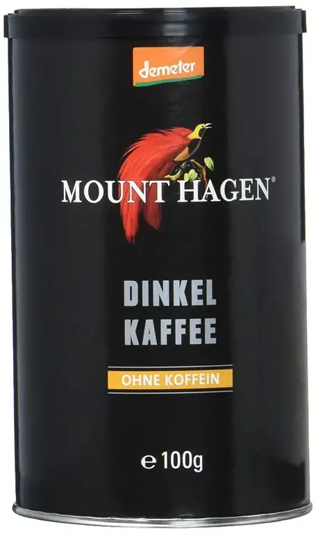 Mount Hagen Dinkelkaffee (100% Dinkel) Demeter, 4er Pack (4 x 100 g)