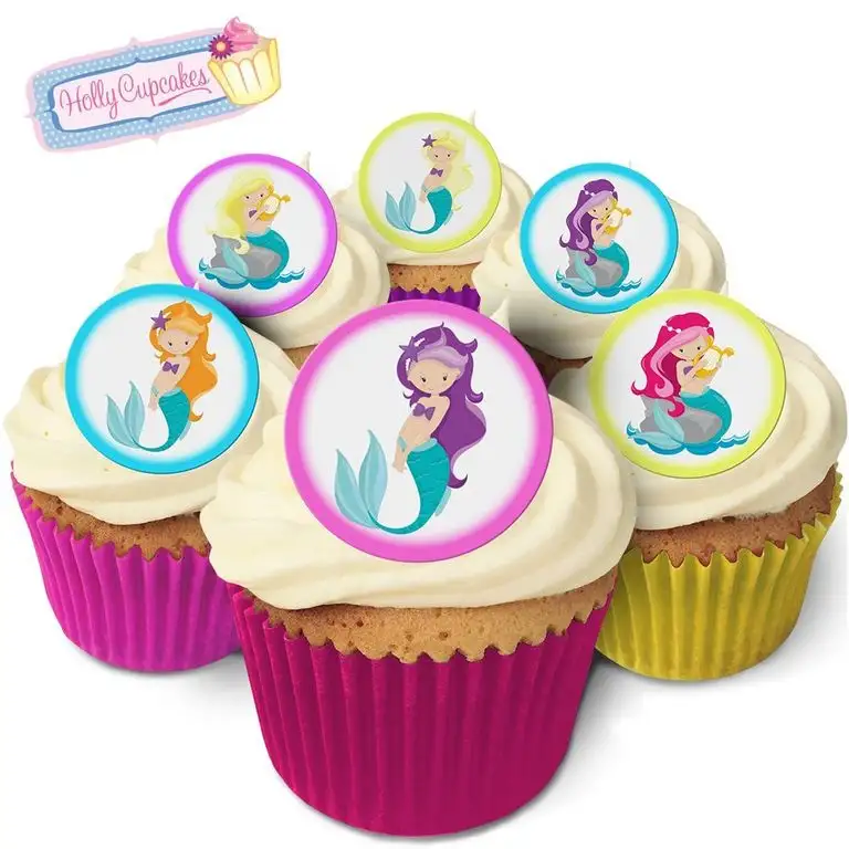 24 Wunderschöne essbare Kuchendekorationen: Meerjungfrauen / 24 Edible Decorations: Mermaids