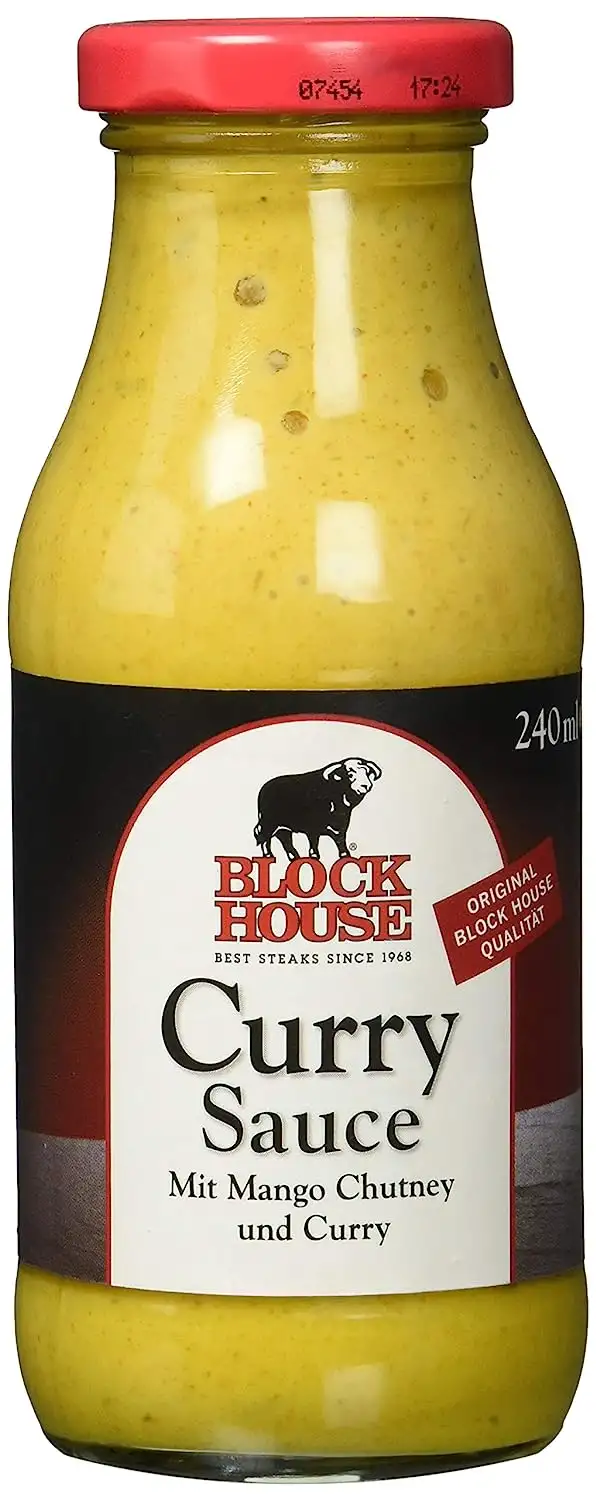 Block House Curry Sauce, 1er Pack (1 x 240 g)