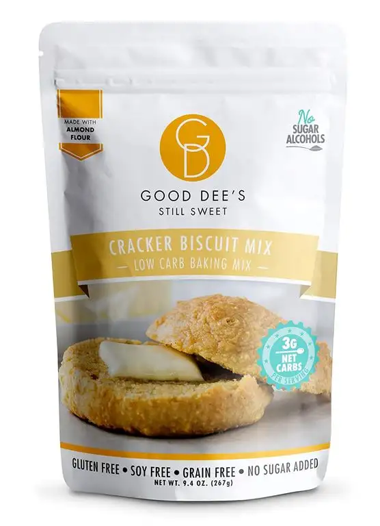 Good Dee's Mischung aus Keksen und Crackern (kohlenhydratarm, keto, diabetisch, zuckerfrei und glutenfrei)