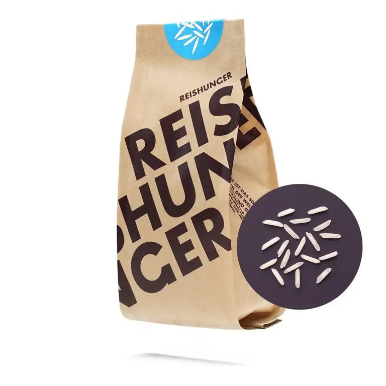Reishunger Basmati Reis, Pusa 1121 Basmati, Indien, Premium-Qualität aus dem Himalaya - 3 kg - erhältlich in 200 g bis 9kg – 100% Sortenrein