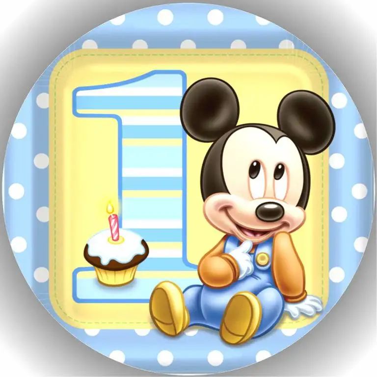 Premium Esspapier Tortenaufleger Tortenbild Geburtstag Micky Maus T36